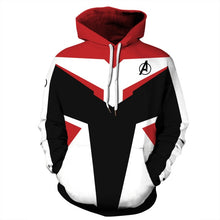 Carregar imagem no visualizador da galeria, VIP FASHION New Design Sublimation 3d Printed Marvel Endgame Avengers Quantum Clothing Couple Hoodies Superhero Iron Zipper Hood