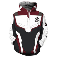 Carregar imagem no visualizador da galeria, VIP FASHION New Design Sublimation 3d Printed Marvel Endgame Avengers Quantum Clothing Couple Hoodies Superhero Iron Zipper Hood