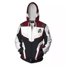 Carregar imagem no visualizador da galeria, VIP FASHION New Design Sublimation 3d Printed Marvel Endgame Avengers Quantum Clothing Couple Hoodies Superhero Iron Zipper Hood