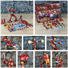 Carregar imagem no visualizador da galeria, Marvel 6" Iron Man MK50 HT Weapons Set Action Figure Ironman Nano Mark 50 85 KOs SHF Avengers Endgame Infinity War Hot Toys Doll