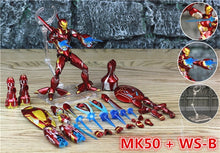 Carregar imagem no visualizador da galeria, Marvel 6" Iron Man MK50 HT Weapons Set Action Figure Ironman Nano Mark 50 85 KOs SHF Avengers Endgame Infinity War Hot Toys Doll