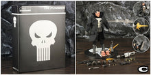 Carregar imagem no visualizador da galeria, One:12 Marvel Punisher Frank Castle 6" Action Figure 1/12 1:12 Comic Movie Toys Doll With Windbreaker Coat Black Suit