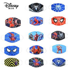 Carregar imagem no visualizador da galeria, Disney Marvel Spiderman Children's Face Maks Marvel Frozen Cotton Anti-Dust Protective Maks for boys girls toys