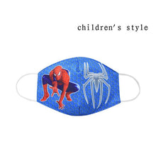 Carregar imagem no visualizador da galeria, Disney Marvel Spiderman Children's Face Maks Marvel Frozen Cotton Anti-Dust Protective Maks for boys girls toys