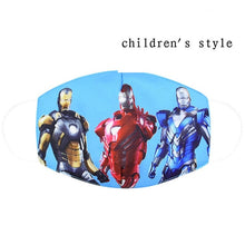 Carregar imagem no visualizador da galeria, Disney Marvel Spiderman Children's Face Maks Marvel Frozen Cotton Anti-Dust Protective Maks for boys girls toys