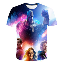 Carregar imagem no visualizador da galeria, 3D Boys t-shirt kids Marvel Superhero Iron Man Thor Hulk Captain America Spiderman Boys Kid Cartoon girls clothes camisetas 2020