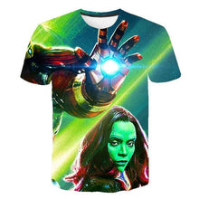 Carregar imagem no visualizador da galeria, 3D Boys t-shirt kids Marvel Superhero Iron Man Thor Hulk Captain America Spiderman Boys Kid Cartoon girls clothes camisetas 2020