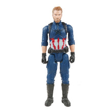 Carregar imagem no visualizador da galeria, 30cm Marvel Avengers Venom Hulk Black Panther Ant Man Captain America Thor Wolverine Thanos Action Figure Kid Toy For Children