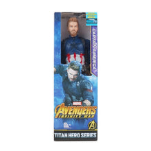 Carregar imagem no visualizador da galeria, 30cm Marvel Avengers Venom Hulk Black Panther Ant Man Captain America Thor Wolverine Thanos Action Figure Kid Toy For Children