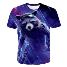 Carregar imagem no visualizador da galeria, Summer Children Avenagers Cartoon T Shirts Boys Girls Avengers T Shirt Kids Pokemon T-shirts Summer Clothes 3-14Y