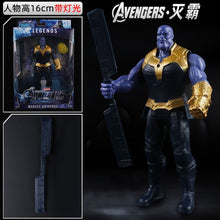 Carregar imagem no visualizador da galeria, Marvel Avengers Spiderman Iron Man Hulk Black Panther Captain America Thanos Doctor Strange Thor Action Figures Model Toy