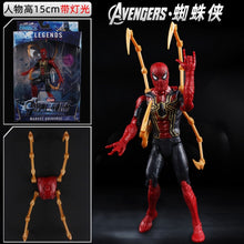 Carregar imagem no visualizador da galeria, Marvel Avengers Spiderman Iron Man Hulk Black Panther Captain America Thanos Doctor Strange Thor Action Figures Model Toy