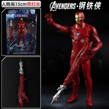 Carregar imagem no visualizador da galeria, Marvel Avengers Spiderman Iron Man Hulk Black Panther Captain America Thanos Doctor Strange Thor Action Figures Model Toy