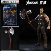 Carregar imagem no visualizador da galeria, Marvel Avengers Spiderman Iron Man Hulk Black Panther Captain America Thanos Doctor Strange Thor Action Figures Model Toy