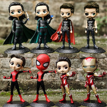 Carregar imagem no visualizador da galeria, Q posket 15cm Marvel Avengers Endgame Thanos Spider Hulk Iron Man Captain America Thor Wolverine Venom Action Figure Toys Doll