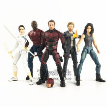 Carregar imagem no visualizador da galeria, Marvel Legends SDCC 2018 Defenders Rail Authority 6&quot; TV Action Figure Matt Murdock Jessica Luke Cage Iron Fist Colleen Wing Toys
