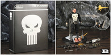 Carregar imagem no visualizador da galeria, One:12 Marvel Punisher Frank Castle 6&quot; Action Figure 1/12 1:12 Comic Movie Toys Doll With Windbreaker Coat Black Suit
