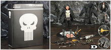 Carregar imagem no visualizador da galeria, One:12 Marvel Punisher Frank Castle 6&quot; Action Figure 1/12 1:12 Comic Movie Toys Doll With Windbreaker Coat Black Suit
