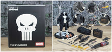 Carregar imagem no visualizador da galeria, One:12 Marvel Punisher Frank Castle 6&quot; Action Figure 1/12 1:12 Comic Movie Toys Doll With Windbreaker Coat Black Suit
