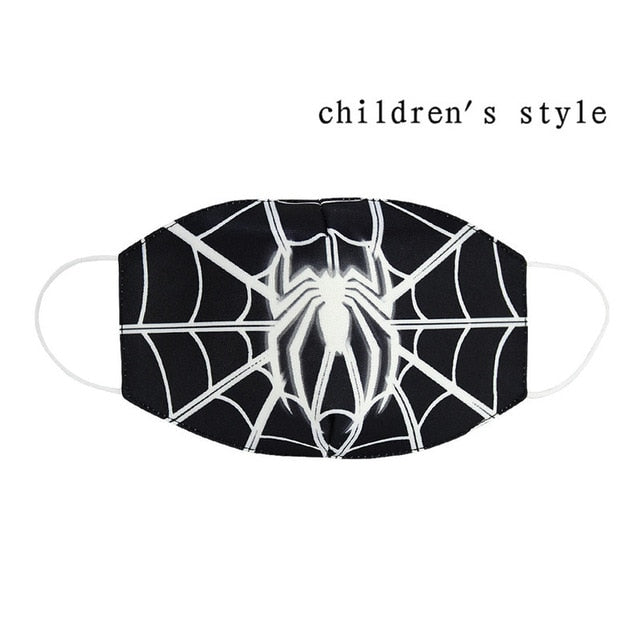 Disney Marvel Spiderman Children's Face Maks Marvel Frozen Cotton Anti-Dust Protective Maks for boys girls toys