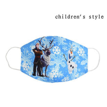 Carregar imagem no visualizador da galeria, Disney Marvel Spiderman Children&#39;s Face Maks Marvel Frozen Cotton Anti-Dust Protective Maks for boys girls toys
