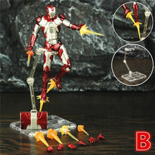 Carregar imagem no visualizador da galeria, Marvel Iron Man 2 Movie MK5 MKV 6&quot; Action Figure Film Ironman Mark 5 V Briefcase Armor KO&#39;s SHF Tony Stark Legends Toys Doll
