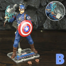 Carregar imagem no visualizador da galeria, Marvel Endgame Captain America 7&quot; Action Figure Mijolnir Shield Steve Rogers Legends Avenger 4 Movie Spuer Hero ZD Toys Doll
