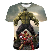 Carregar imagem no visualizador da galeria, 3D Boys t-shirt kids Marvel Superhero Iron Man Thor Hulk Captain America Spiderman Boys Kid Cartoon girls clothes camisetas 2020
