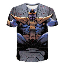 Carregar imagem no visualizador da galeria, 3D Boys t-shirt kids Marvel Superhero Iron Man Thor Hulk Captain America Spiderman Boys Kid Cartoon girls clothes camisetas 2020
