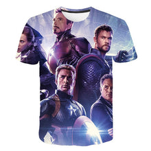 Carregar imagem no visualizador da galeria, 3D Boys t-shirt kids Marvel Superhero Iron Man Thor Hulk Captain America Spiderman Boys Kid Cartoon girls clothes camisetas 2020
