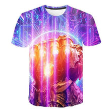 Carregar imagem no visualizador da galeria, 3D Boys t-shirt kids Marvel Superhero Iron Man Thor Hulk Captain America Spiderman Boys Kid Cartoon girls clothes camisetas 2020
