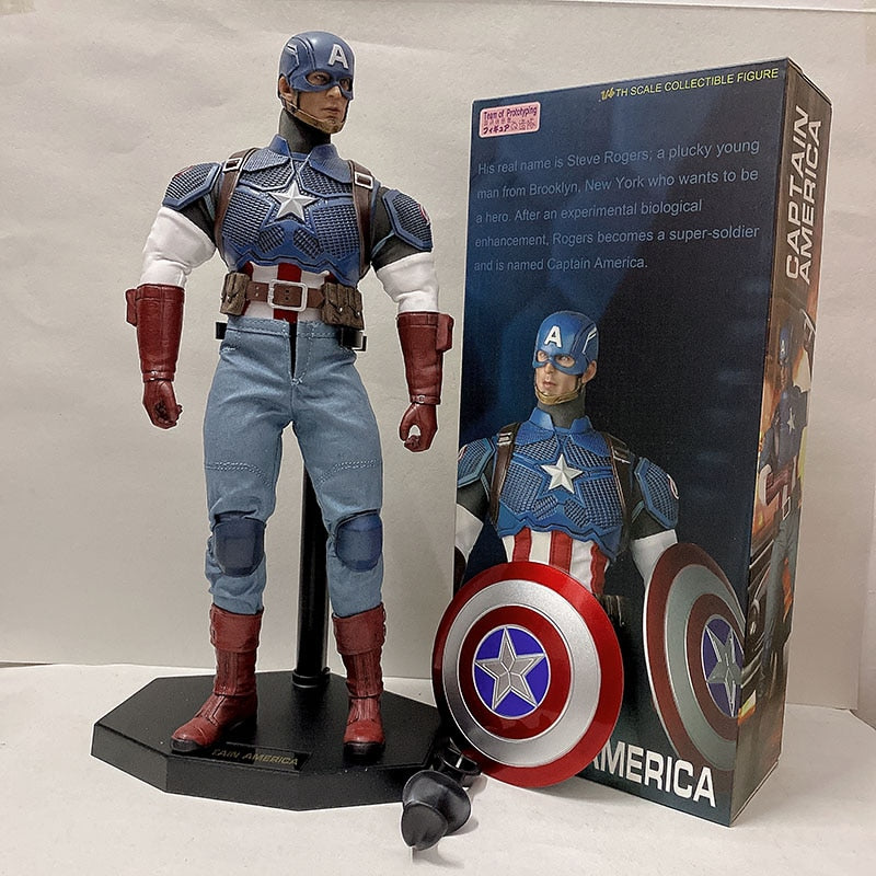 Crazy Toys Marvel Avengers American Captain America Figure Collectible Model Toys Super Hero Action Figure Team of Prototyping