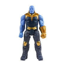 Carregar imagem no visualizador da galeria, 30cm Marvel Avengers Venom Hulk Black Panther Ant Man Captain America Thor Wolverine Thanos Action Figure Kid Toy For Children
