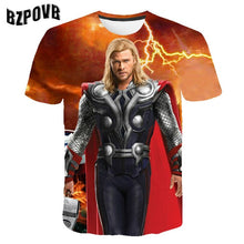 Carregar imagem no visualizador da galeria, Summer Children Avenagers Cartoon T Shirts Boys Girls Avengers T Shirt Kids Pokemon T-shirts Summer Clothes 3-14Y
