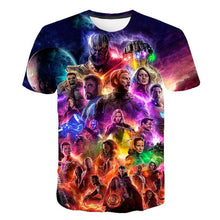Carregar imagem no visualizador da galeria, Summer Children Avenagers Cartoon T Shirts Boys Girls Avengers T Shirt Kids Pokemon T-shirts Summer Clothes 3-14Y
