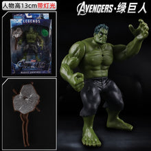 Carregar imagem no visualizador da galeria, Marvel Avengers Spiderman Iron Man Hulk Black Panther Captain America Thanos Doctor Strange Thor Action Figures Model Toy
