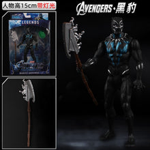 Carregar imagem no visualizador da galeria, Marvel Avengers Spiderman Iron Man Hulk Black Panther Captain America Thanos Doctor Strange Thor Action Figures Model Toy
