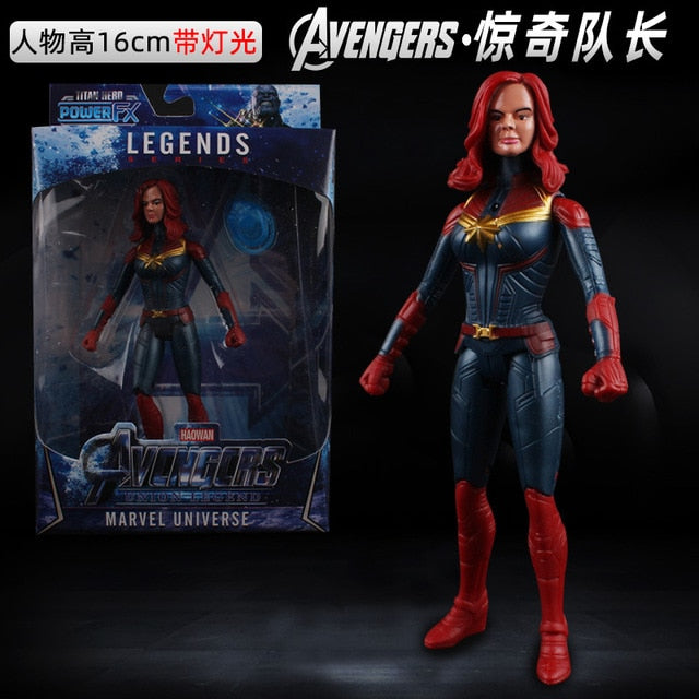 Marvel Avengers Spiderman Iron Man Hulk Black Panther Captain America Thanos Doctor Strange Thor Action Figures Model Toy