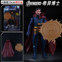 Carregar imagem no visualizador da galeria, Marvel Avengers Spiderman Iron Man Hulk Black Panther Captain America Thanos Doctor Strange Thor Action Figures Model Toy
