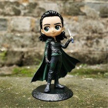 Carregar imagem no visualizador da galeria, Q posket 15cm Marvel Avengers Endgame Thanos Spider Hulk Iron Man Captain America Thor Wolverine Venom Action Figure Toys Doll
