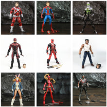Carregar imagem no visualizador da galeria, Original Marvel Legends 6&quot; Action Figure Spider Man Deadpool Lady Woman Peter Parker X MEN Wolverine Black Widow Gray Suit Toys
