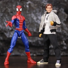Carregar imagem no visualizador da galeria, Custom Marvel Legends Clothes Peter Parker Spider-Man 6&quot; Scale Action Figure Spiderman From Agent Venom BAF Wave Comic Toys Doll

